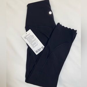 Lululemon Align Crops with Scalloped Edge